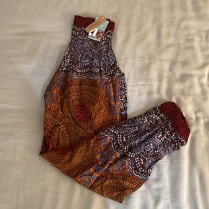 Patterned Aravay thin balloon type pants